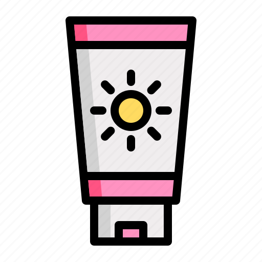 Sunscreen, sunblock, summer, beauty icon - Download on Iconfinder