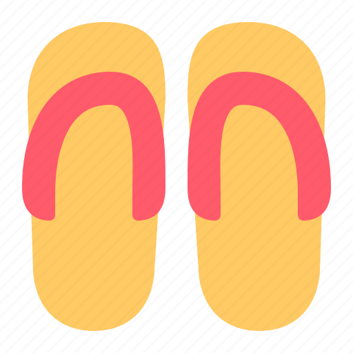 Slippers, flip flops, sandals, footwear icon - Download on Iconfinder