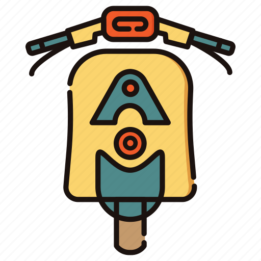 Holiday, motorbike, motorcycle, summer, vehicle, vespa icon - Download on Iconfinder