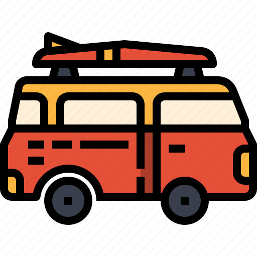 Camper, camping, transport, van, vehicle icon - Download on Iconfinder