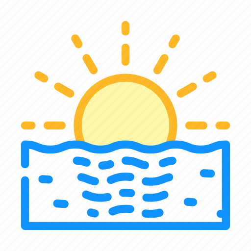 Sunset, vacation, summer, enjoying, traveler, hammock icon - Download on Iconfinder