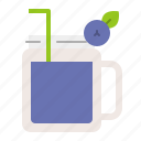 beverage, blueberry, blueberry juice, juice, mason jar, summer, vacation