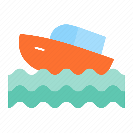 Boat, motor boat, summer, transportation, vacation icon - Download on Iconfinder