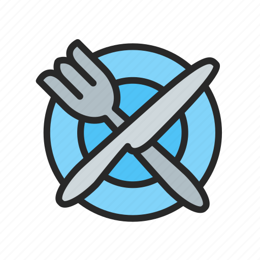 Dining room, food, fork, knife, plate, restaurant icon - Download on Iconfinder
