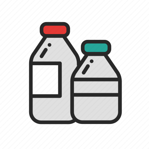 Bottles, drinks, food, kefir, milk, yogurt icon - Download on Iconfinder