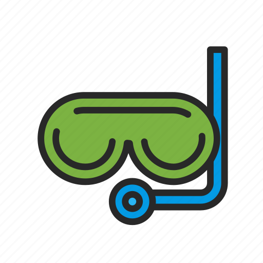 Diving, goggles, holiday, leisure, snorkel, vacation icon - Download on Iconfinder