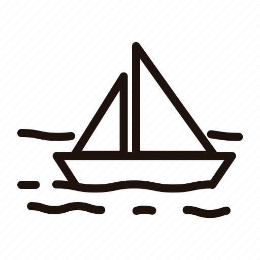 Boat, nautical, sail, sailboat, sea icon - Download on Iconfinder