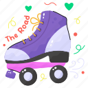 skating, shoes, boot, roller, skate, wheels, fun
