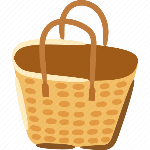 Basket, purse, vintage, beach, handbag icon - Download on Iconfinder