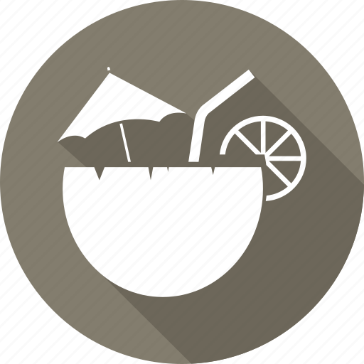 Coconut, coconut water, food, fruit, lemon icon - Download on Iconfinder