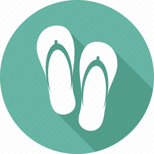 Flip flops, footwear, slippers icon - Download on Iconfinder