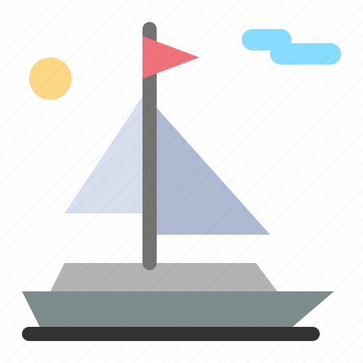 Beach, boat, ship icon - Download on Iconfinder