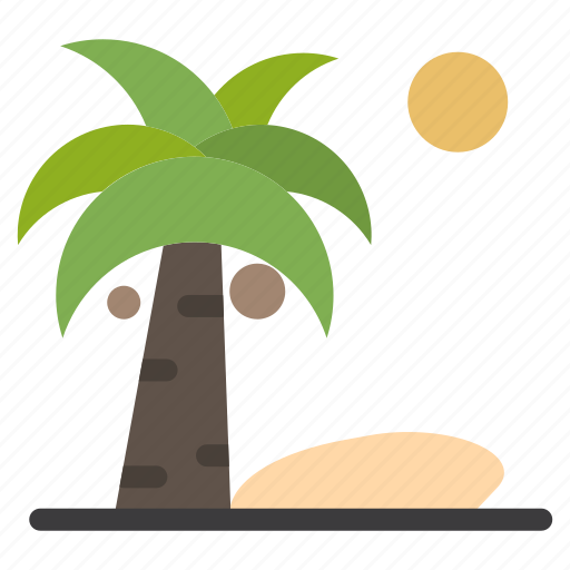 Beach, coconut, plant, summer icon - Download on Iconfinder