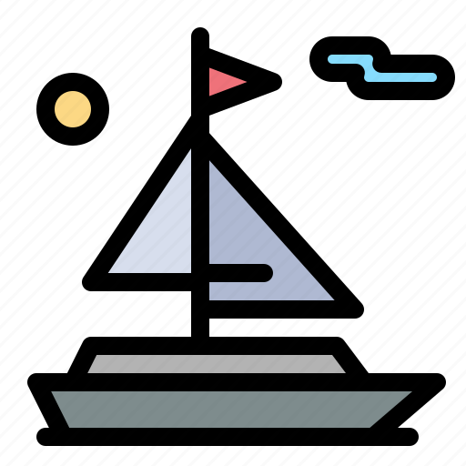 Beach, boat, ship icon - Download on Iconfinder