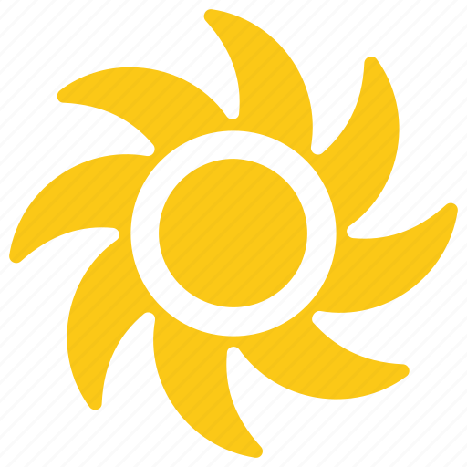 Paper sun, solar sun, sun drawing, sun rays, ventilation symbol icon - Download on Iconfinder