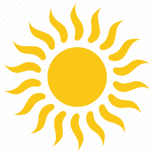 Fiery sun, solar sun, summer sun, sun, sunshine icon - Download on Iconfinder