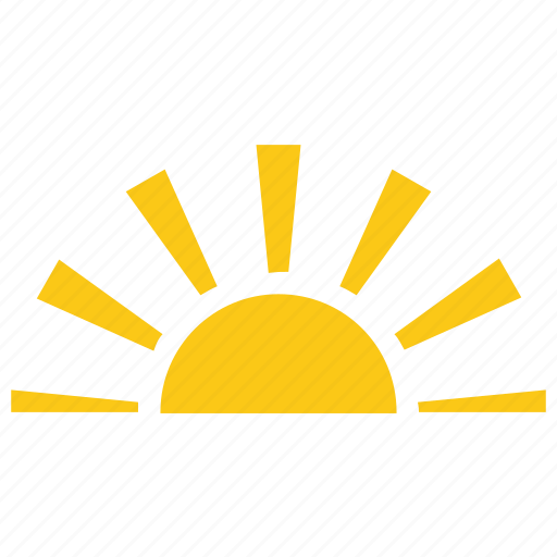 Half sun, solar sun, sun, sunrise, sunset icon - Download on Iconfinder