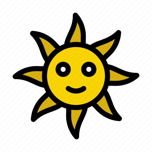 Hot, shine, summer, sun, weather icon - Download on Iconfinder