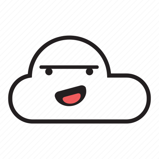 Cloud, happy, monsoon, rain, raining, sky, smile icon - Download on Iconfinder