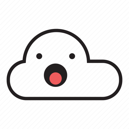 Cloud, monsoon, rain, raining, sky, worried, yawn icon - Download on Iconfinder