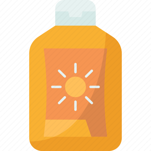 Sunscreen, lotion, skincare, cosmetic, summer icon - Download on Iconfinder