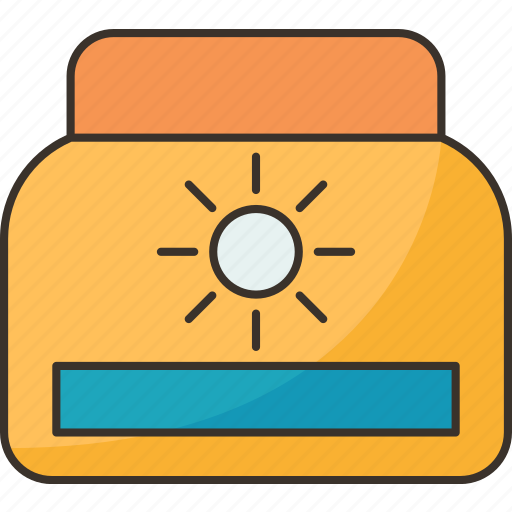 Cream, sunblock, moisturizer, cosmetic, protection icon - Download on Iconfinder