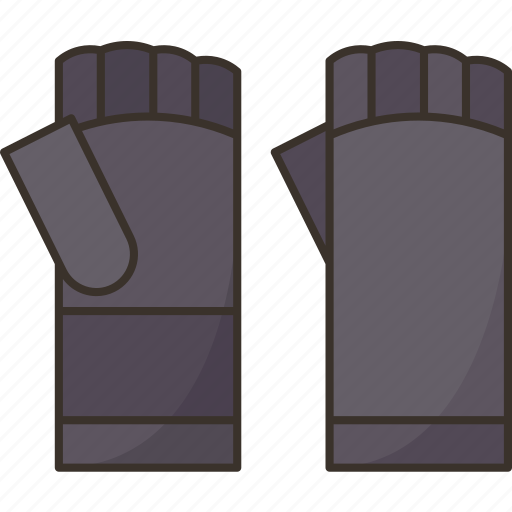 Gloves, fingerless, hands, garment, clothing icon - Download on Iconfinder