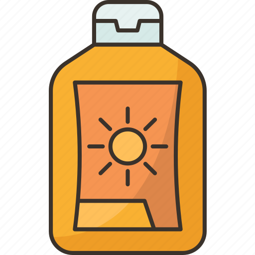 Sunscreen, lotion, skincare, cosmetic, summer icon - Download on Iconfinder
