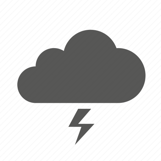 Cloud, clouds, forecast, lightning, storm, weather icon - Download on Iconfinder