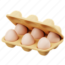 egg, box, eggs, parcel, egg tray, present 