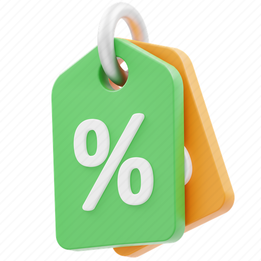 Discount, tag, label, sale label, price, shopping, sale 3D illustration - Download on Iconfinder