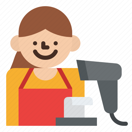 Cashier, job, payment, sale icon - Download on Iconfinder
