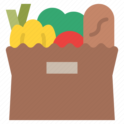 Bag, grocery, paper, shopping, supermarket icon - Download on Iconfinder