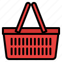 basket, grocery, shopping, supermarket