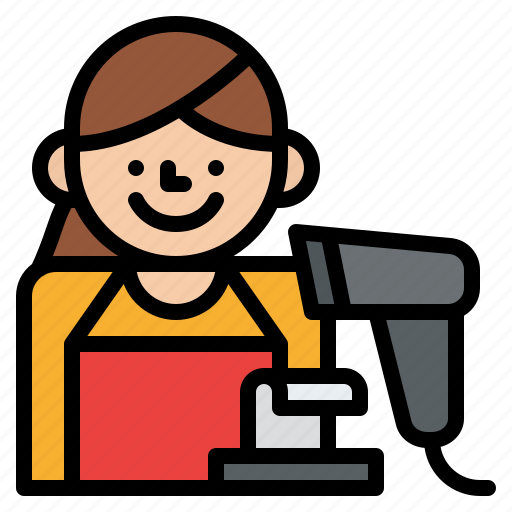 Cashier, job, payment, sale icon - Download on Iconfinder