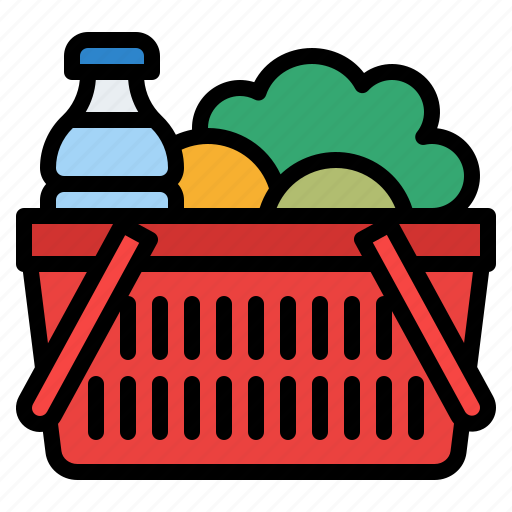 Basket, grocery, shopping, supermarket icon - Download on Iconfinder