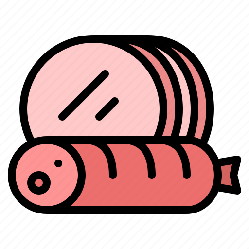 Food, ham, meat, sausage icon - Download on Iconfinder