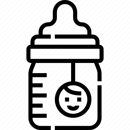 Milk, bottle, feeding, baby, water, kid icon - Download on Iconfinder