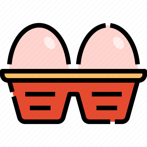 Egg, pack, raw, food icon - Download on Iconfinder