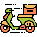 scooter, motorbike, bike, delivery, fast, shipping, transportation