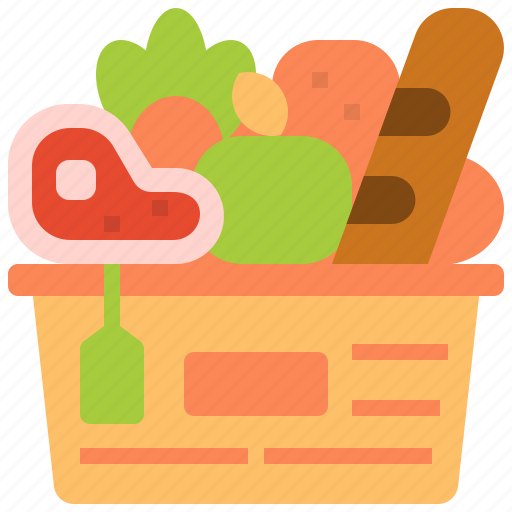 Basket, fruit, vegetable, fresh, organic, food icon - Download on Iconfinder