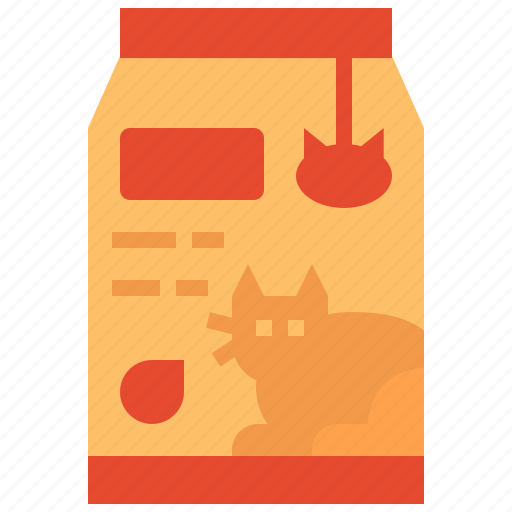 Cat, pet, food, bag icon - Download on Iconfinder