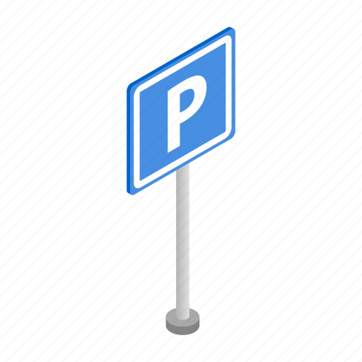 Asphalt, car, isometric, parking, road, space, transport icon - Download on Iconfinder