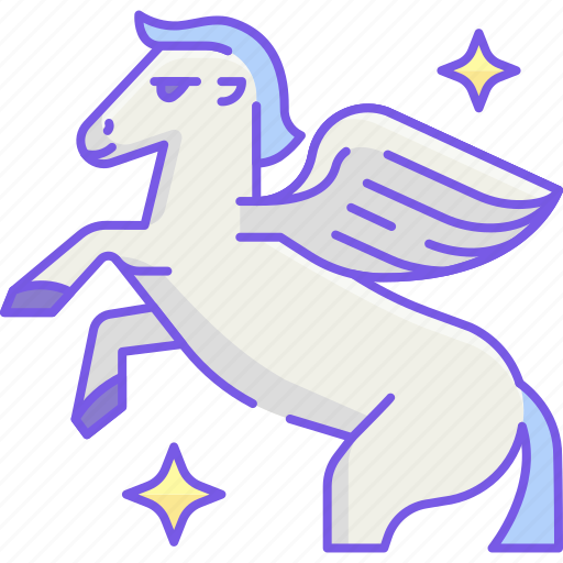Flying, horse, magic, pegasus icon - Download on Iconfinder