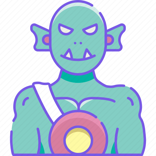 Monster, scary, troll icon - Download on Iconfinder