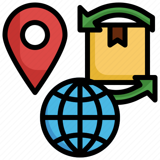 Supply, chain, logistic, world, logistics, delivery, box icon - Download on Iconfinder