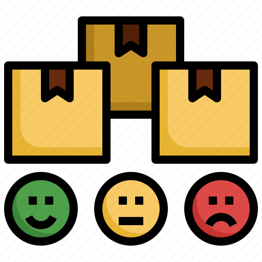 Supply, chain, logistic, satisfaction, review, rating, box icon - Download on Iconfinder