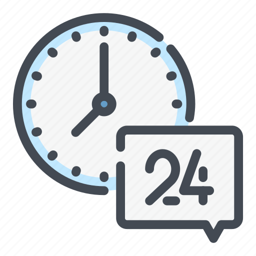 Clock, communication, help, question, service, support, time icon - Download on Iconfinder