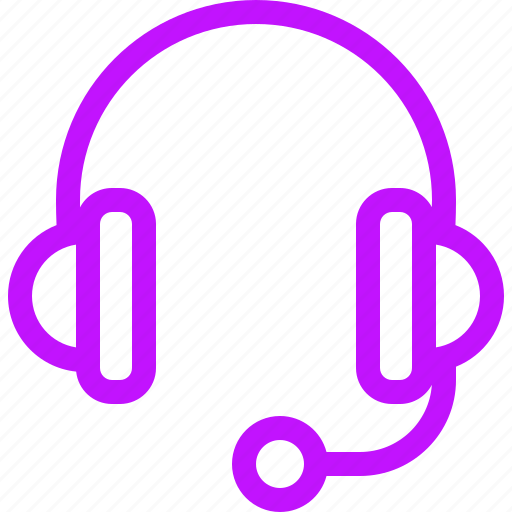 Headphones, headset, operator, support icon - Download on Iconfinder