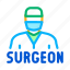 doctor, forceps, items, lamp, scalpel, signs, surgeon 